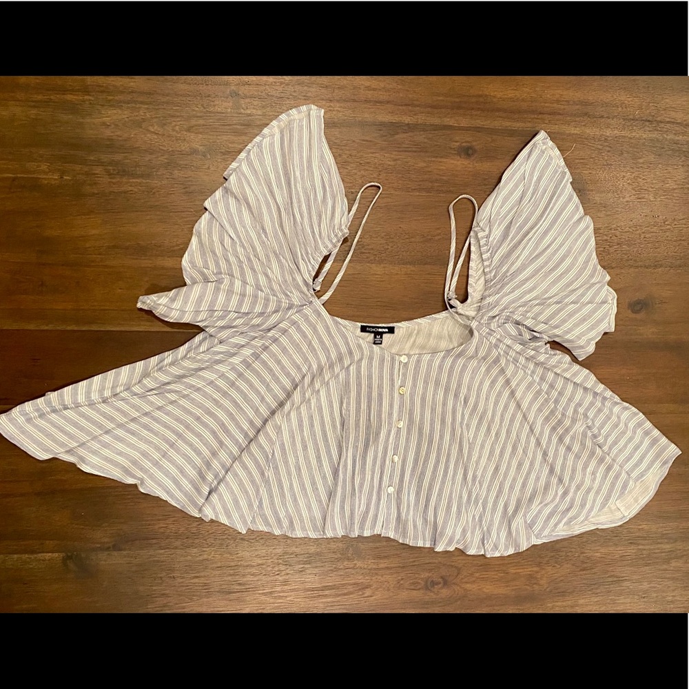 NWT! Fashion Nova No Permission Off Shoulder Top